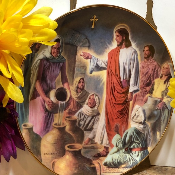 The Bradford Exchange Limited Edition of "The Wedding at Cana" Collectors Plate - Picture 1 of 9